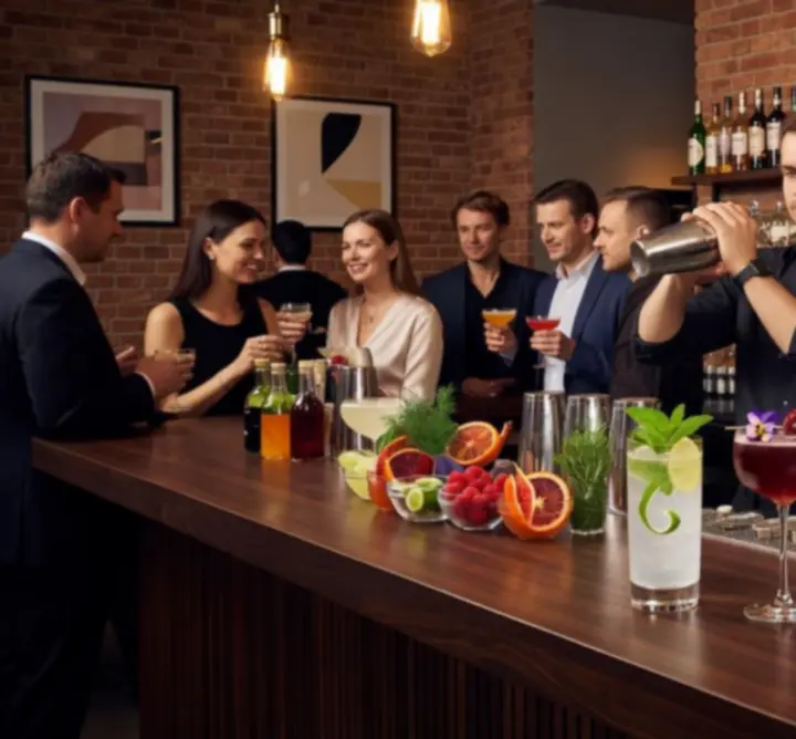 Autorskie koktajle w barze FAUST ŁUKASZ MALINOWSKI